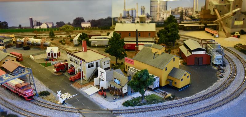 It took Dennis Davison 10 years to complete the first level of his train layout.